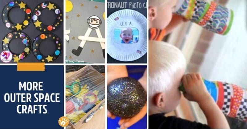 More outer space crafts for kids