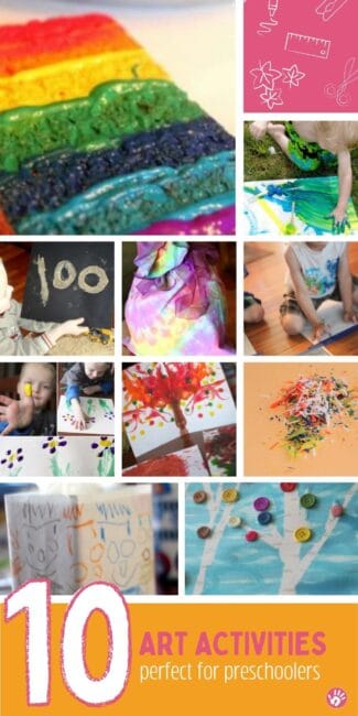 Art activities get much more intricate and focused when toddlers become preschoolers. Check out these 10 fun creative art activities for preschoolers!