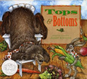 Tops and Bottoms by Janet Stevens - one of the animal books for kids in our favorites list