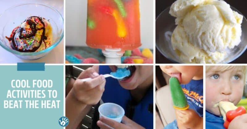 Cool food activities for preschooler to beat the heat this summer.