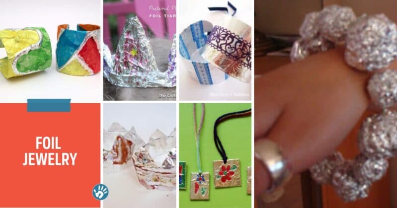 Aluminum Foil Crafts - Things to Make and Do, Crafts and