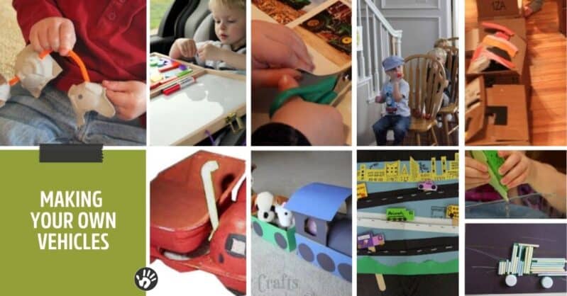 Transportation activities for preschoolers, plus vehicle crafts to make and even our favorite books for kids that love things that go!