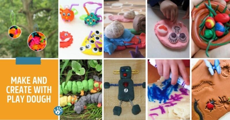 Get creative and break out of your play dough rut! Try these 35+ ideas of things to make and do to play, create, and learn with play dough.