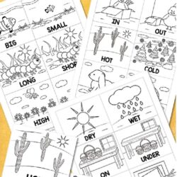 Opposite Words Printable – Itsy Bitsy Fun