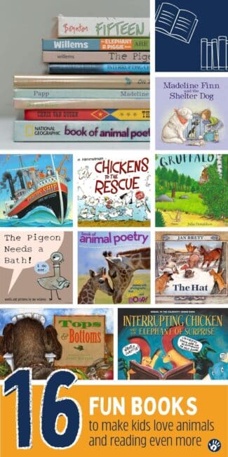 A quick list of the best animal books for kids!