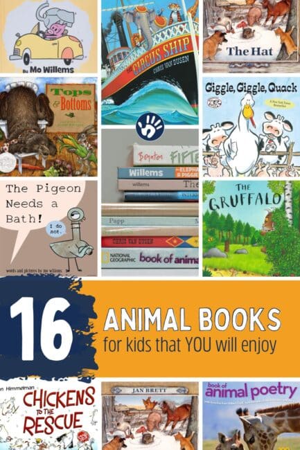 Reading books. Fun! Learning animal sounds, so much fun! Right? These animal books for kids will really broaden their (and yours!) love of animals and books.