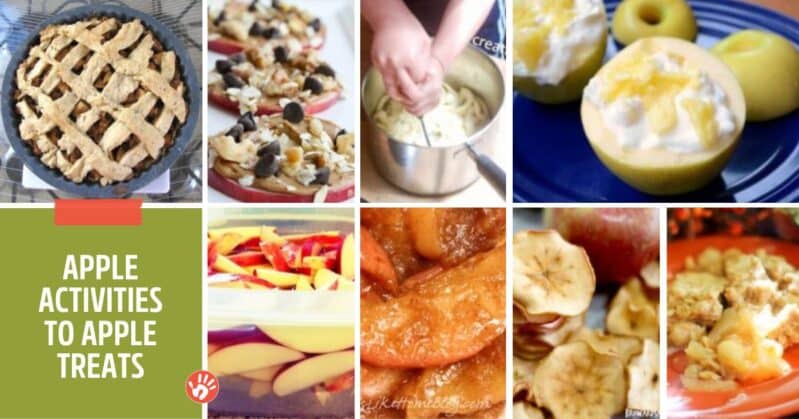 Here is a fantastic list of simple and fun apple snacks and treats to make with the kids this fall.