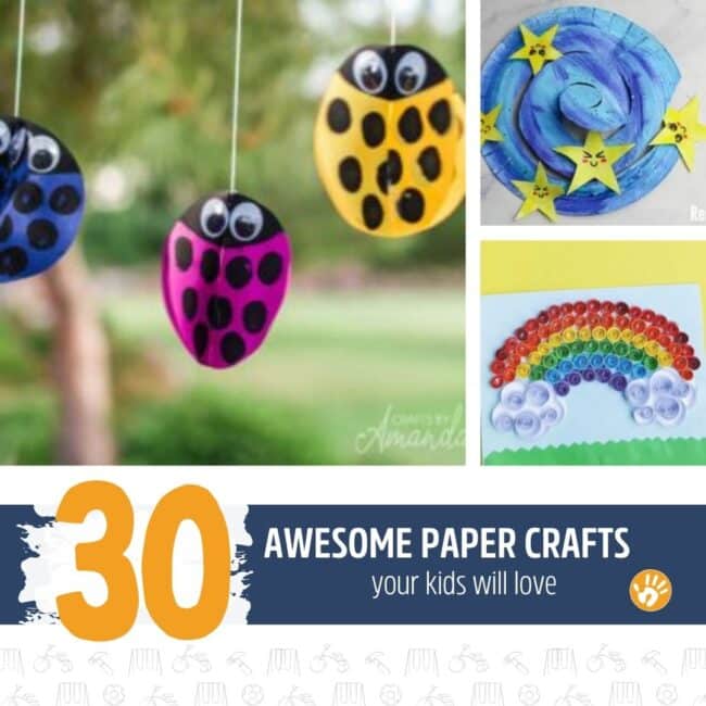 25+ Torn Paper Crafts for Kids