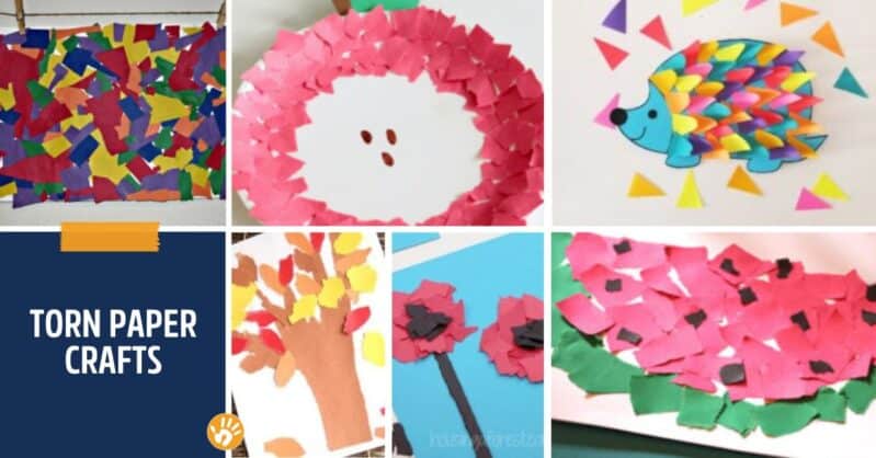 30 Paper Crafts for Kids! Tear It, Chain It, Twirl It, Quill It & More!