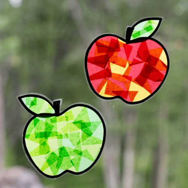 Easy Apple Crafts for Kids to Create That Are Cute! - Hands On As We Grow®