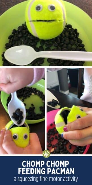 Feeding Pac-Man! A Squeezing Fine Motor Activity