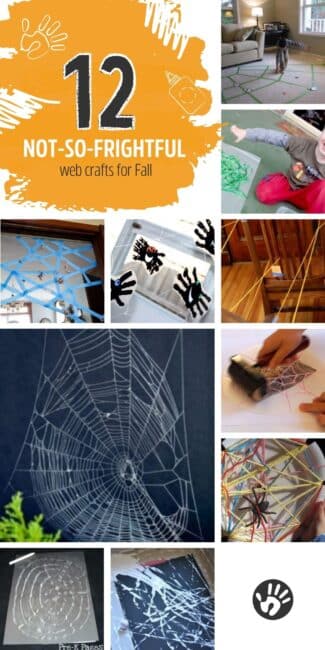 12 Spider web crafts & activities are fun for Halloween! These cute spider webs and spider crafts makes a spider not so frightful after all!