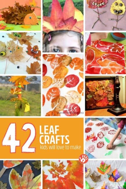 Jumping into leaves is a memory you can't skip out on -- keep the memories flowing with these leaf crafts the kids will love!