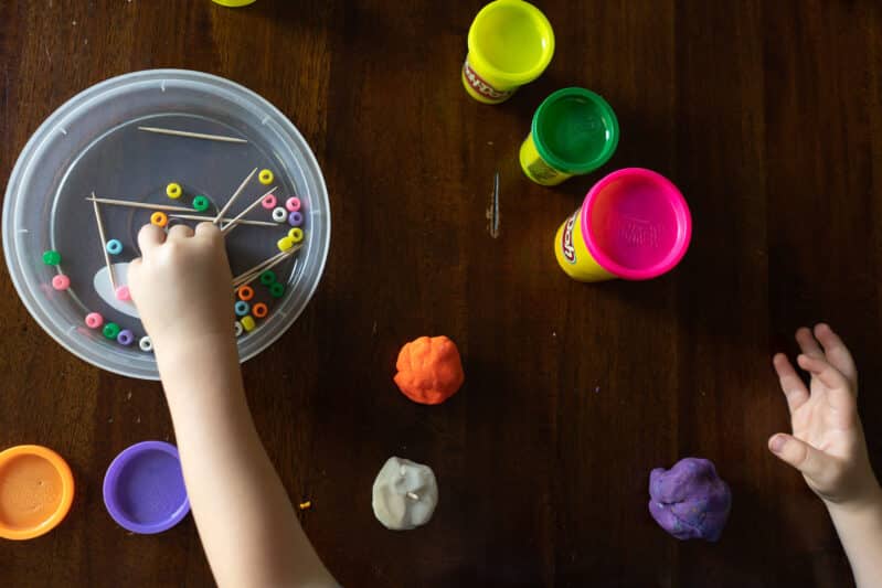 play dough activity for preschoolers