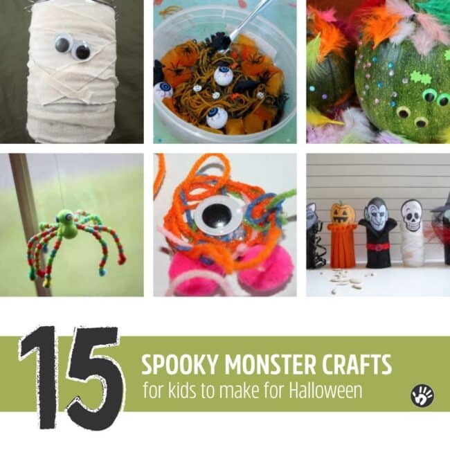 15 Spooky Monster Crafts for Kids to Make for Halloween