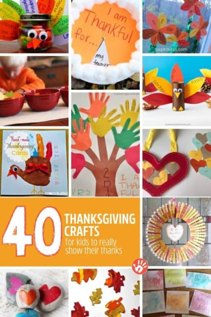 Thanksgiving crafts for kids to show thankfulness