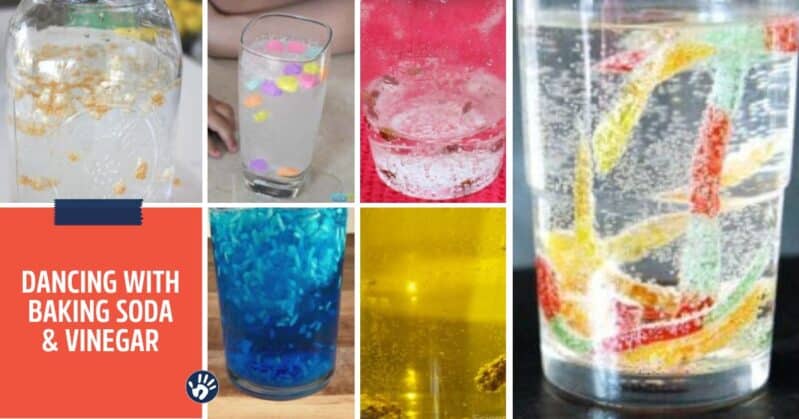 There is nothing boring about baking soda and vinegar experiments! Your kids can try exploding volcanoes, dancing gummy worms, creating art, and launch a rocket!