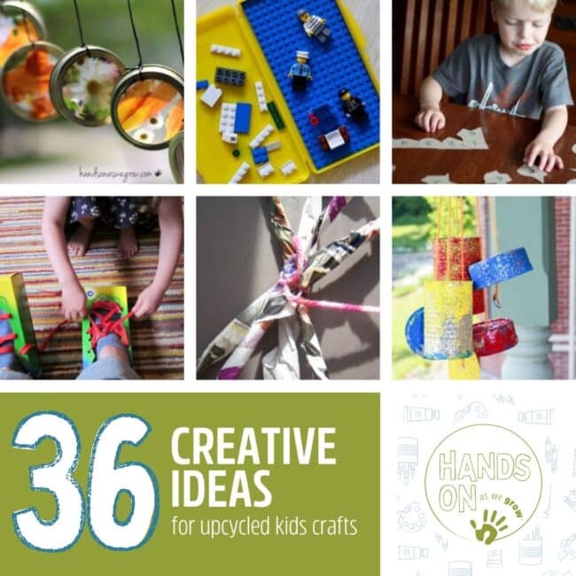 Upcycle these things and turn them into fun activities for toddlers and preschoolers. Plus recycle craft ideas kids can make too!