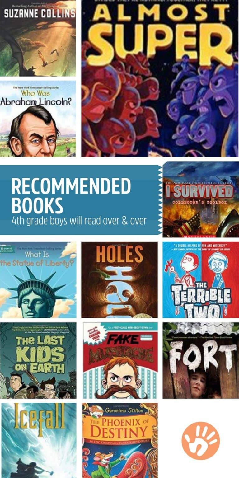 Recommended 4th Grade Books for Boys - Hands On As We Grow®
