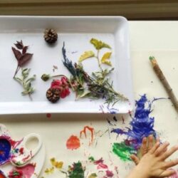 Nature Painting – Hands On As We Grow