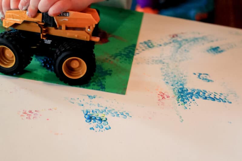 Truck Painting: Fun Art Activity for Toddlers - Happily Ever Mom