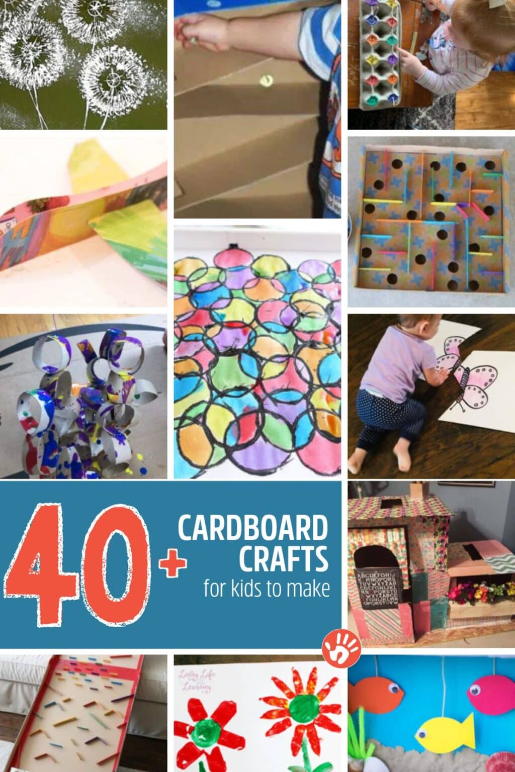 A Great Garland Craft Made From Your Child's Sparkly Scrape Art
