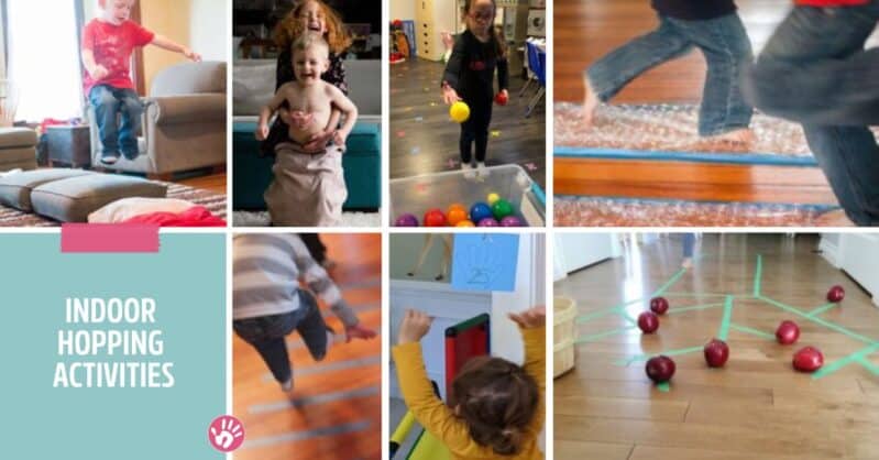Don’t let the wiggles get you spinning! Just get jumping with these fantastic hopping activities that are so simple and perfect for getting excess energy out of little kids.