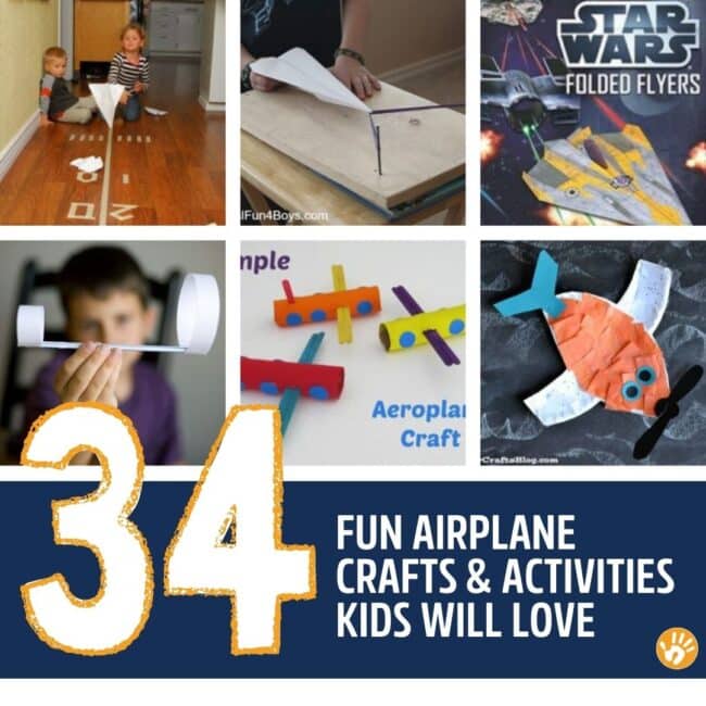 12 Easy Airplane Crafts for 2 Year Olds! - Sunshine Whispers