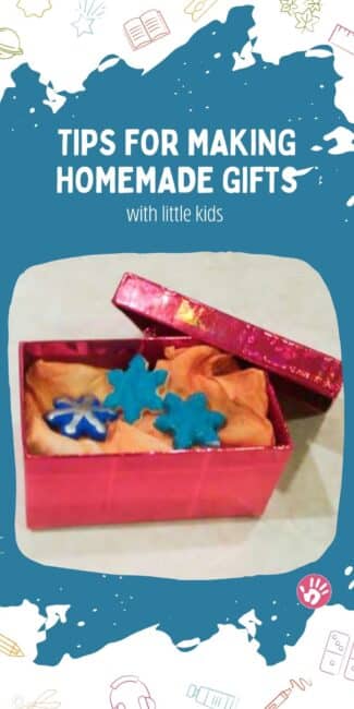 This year enjoy the memory making time of doing homemade gifts with your kids for Christmas with a simple guide to contain the mess and keep it a stress free and fun time for everyone.