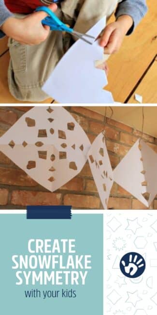 Simple Symmetry Snowflake Craft for Preschoolers - Fun-A-Day!