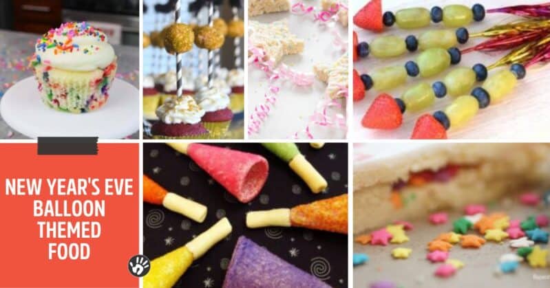 No party is complete without party snacks! Here are a bunch of fun New Years themed snacks to make with the kids.