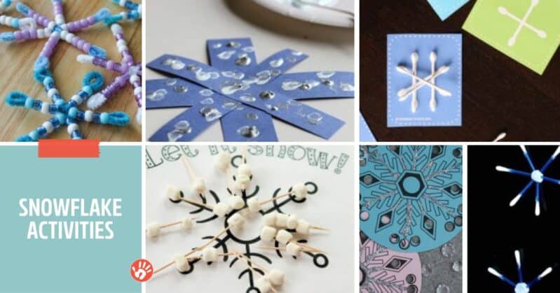 Snowflakes, snowmen, snowballs, and mittens don't need to stay outside! Try these fine motor skills winter crafts and activities.