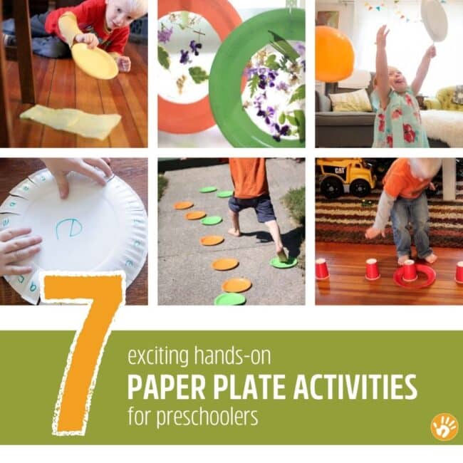 7 simple and fun paper plate activities that will bring out the giggles and get rid of the wiggles in your toddlers and preschoolers indoors!