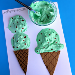 Crafty Morning – Puffy Paint Ice Cream