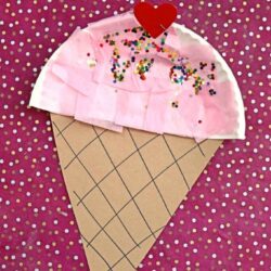 Glued to My Crafts – Paper Plate Ice Cream