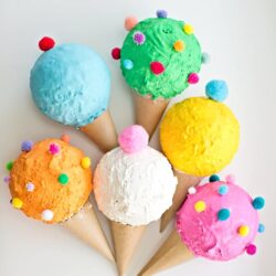 Hello Wonderful – DIY Play Ice Cream Cones