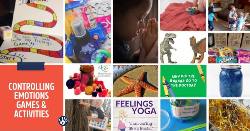 Teach preschoolers how to express and handle those big feelings with this awesome list of emotions activities. Simple to do at home!