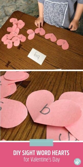 Your kids will love to learn with Valentine's Day sight words!