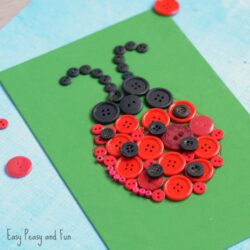 Easy Peasy and Fun – Button Ladybug
