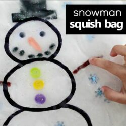 Fantastic Fun and Learning – Snowman Sensory Bag