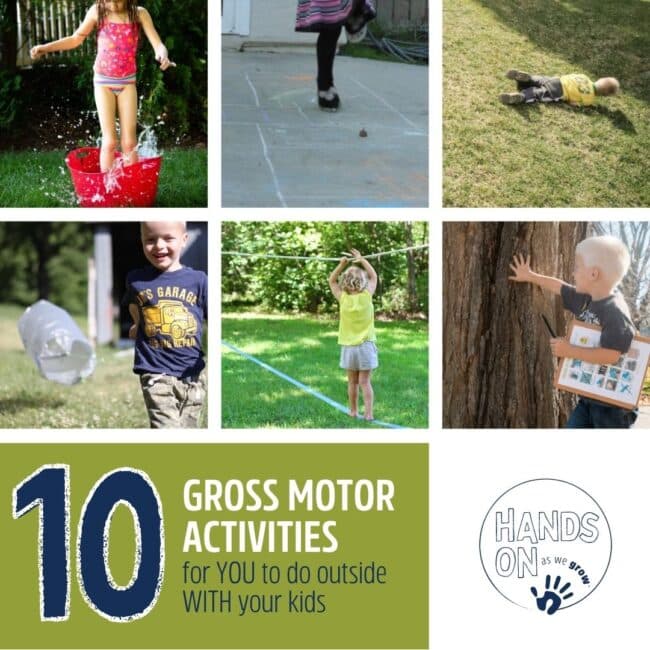 10 Gross Motor Activities to do Outside with the Kids
