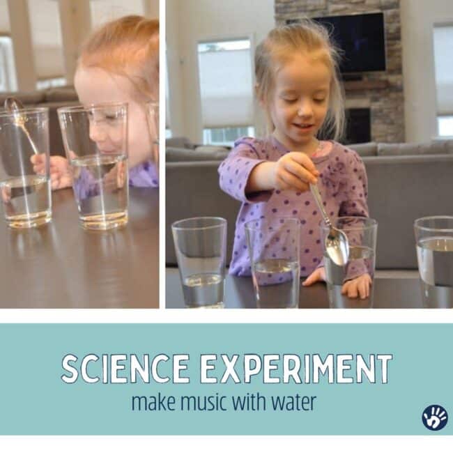 Make music with water when you DIY a water xylophone with your preschooler!