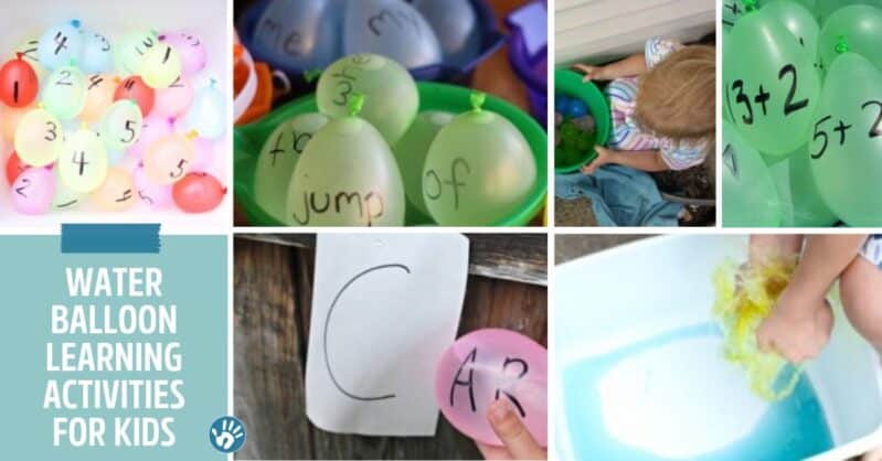 From target practice to learning activities, these water balloon games are sure to make a splash this summer with your toddlers and preschoolers at home!