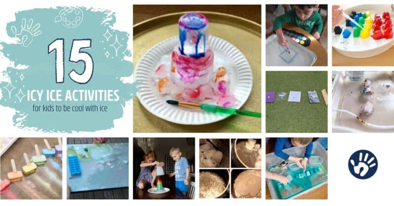 Explore with ice activities at home! Indoor or outdoor, summer or winter, art or science, fine motor or sensory, learning or just for fun, we’ve got it all for your kids to enjoy!