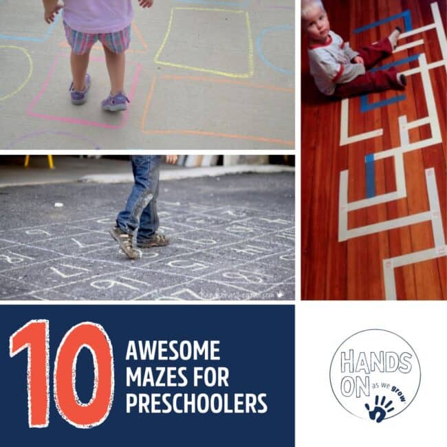 Create mazes for preschoolers to help them understand about following their goals, or dreams, even through all the obstacles! Mazes for kids are fun!