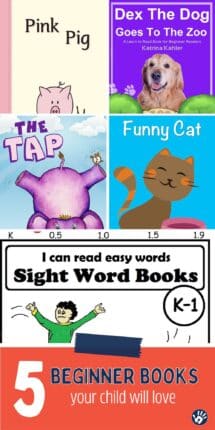 5 Beginning Reader Books for Kids JUST Learning to Read