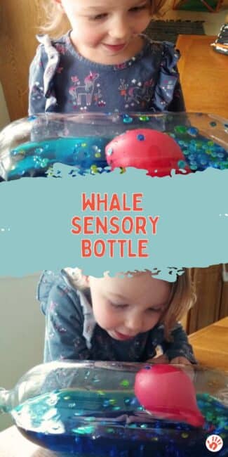 Teach about whales and how they need oxygen with this adorable upcycled whale in the ocean sensory bottle that is perfect for toddlers and preschoolers. Bonus, makes a great calm down toy.