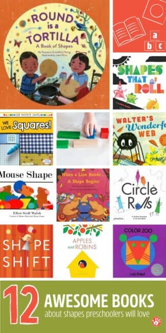 Books about shapes for preschoolers!