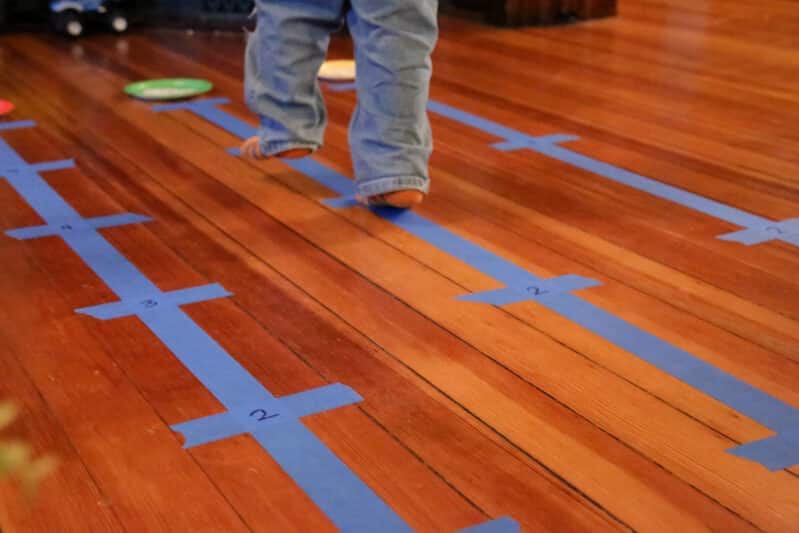 Numbers lines are perfect gross motor fun for teaching and learning numbers in almost any way you can imagine!