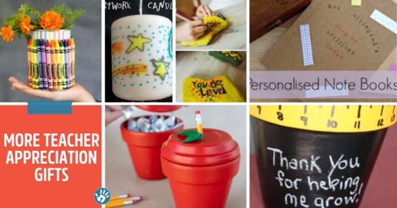Teacher gifts that are simple and kid making friendly! Go ahead and enjoy making your child’s teacher smile. 😊
